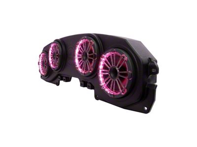 MB Quart Overhead Soundbar with Four 8-Inch Speakers and RGB LED Lighting (18-23 Jeep Wrangler JL)