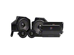 MB Quart STAGE 4 Tuned Four Speaker System Upgrade for OEM Source Unit (18-25 Jeep Wrangler JL w/ Factory Radio Headunit)