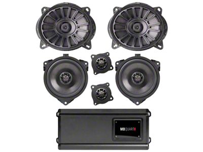 MB Quart Six Speaker STAGE 6 OEM Audio System Upgrade for Aftermarket Source Unit (16-23 Tacoma w/ Aftermarket Radio Headunit)