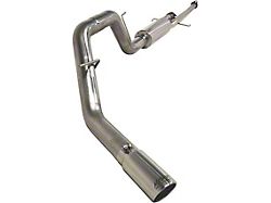 MBRP Armor Plus Single Exhaust System with Polished Tip; Side Exit (09-21 5.7L Tundra)