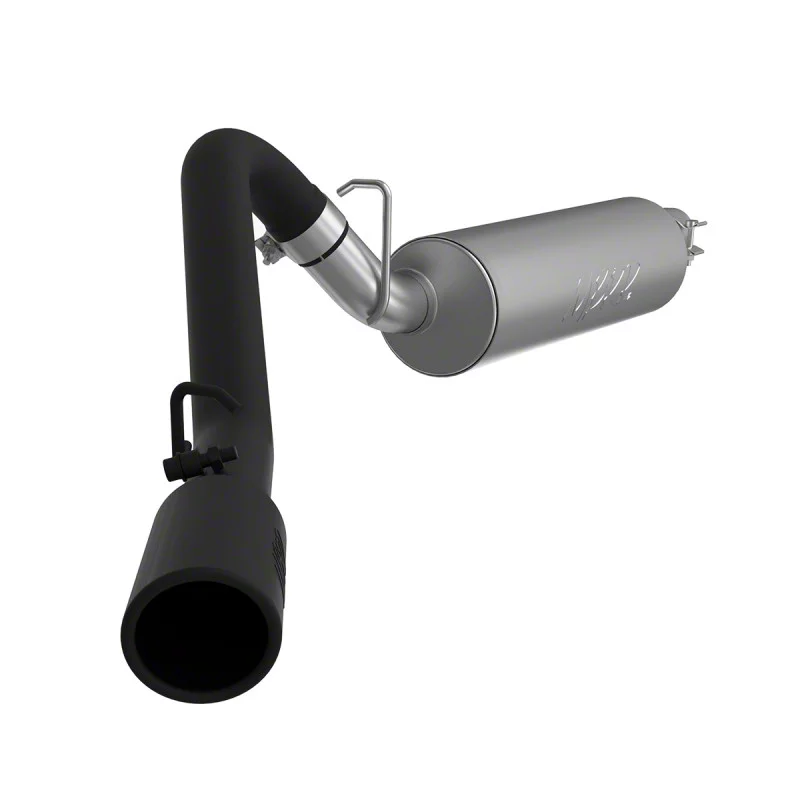 JKラングラー ダウンテールマフラー MBRP MBRP Jeep Wrangler Installer Series Cat-Back Exhaust S5526AL
