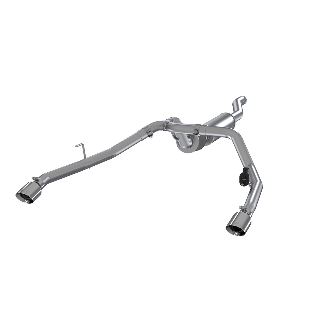 MBRP Jeep Gladiator Armor Lite Dual Exhaust System; Rear