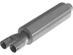 MBRP Armor Plus Chambered Center/Dual Muffler; 3-Inch Inlet/2.50-Inch Outlet (Universal; Some Adaptation May Be Required)