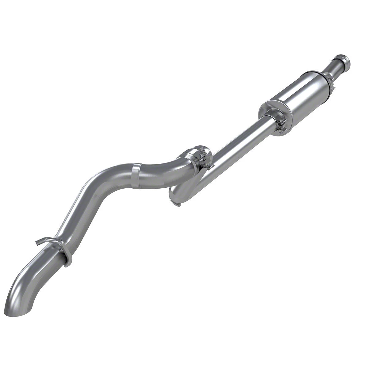 JKラングラー ダウンテールマフラー MBRP MBRP Jeep Wrangler Armor Lite Cat-Back Exhaust S5533AL (18