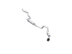 MBRP Armor Pro Single Exhaust System with Carbon Fiber Tip; Side Exit (24-26 Tacoma w/o Leaf Springs)
