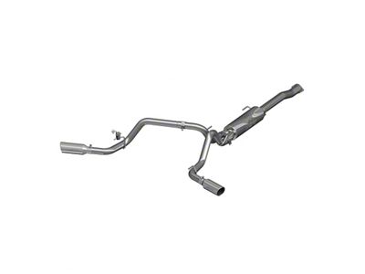 MBRP Armor Lite Dual Exhaust System with Polished Tips; Side Exit (16-23 3.5L Tacoma)