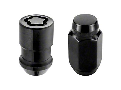 McGard Black Cone Seat Style 6-Lug Wheel Installation Kit; M12 x 1.5 (21-25 Bronco, Excluding Raptor)