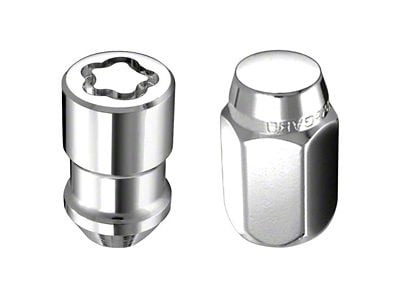 McGard Chrome Cone Seat Style 6-Lug Wheel Installation Kit; M12 x 1.5 (21-25 Bronco, Excluding Raptor)