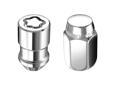 McGard Chrome Cone Seat Style 6-Lug Wheel Installation Kit; M12 x 1.25 (05-25 Frontier)