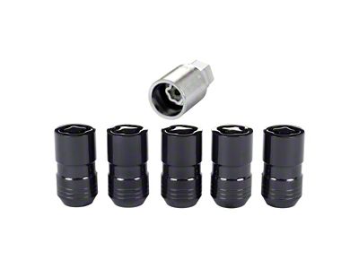 McGard Black Cone Seat Style Wheel Lock Set; M14 x 1.5 (20-25 Jeep Gladiator JT)