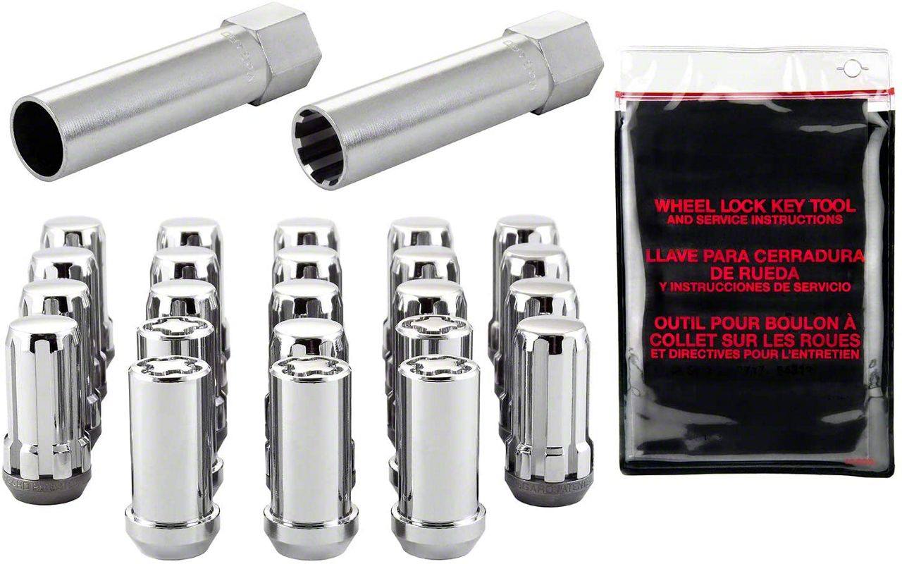 McGard Jeep Gladiator Chrome Spline Drive Wheel Installation Lug Nut