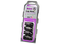 McGard Black Bulge Cone Seat Style Lug Nut Kit; 14mm x 1.5; Set of 4 (11-25 Jeep Grand Cherokee WK2 & WL)