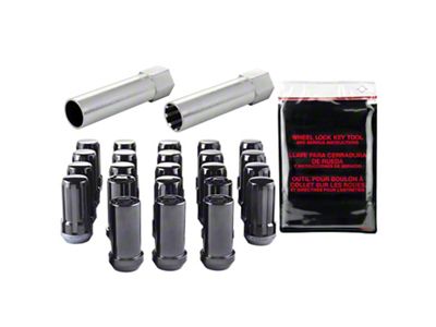 McGard Black Spline Drive Wheel Installation Lug Nut Kit; 14mm x 1.5; Set of 23 (18-25 Jeep Wrangler JL)