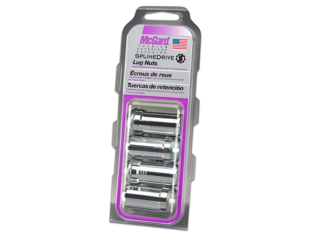 McGard Mag/Shank Style Lug Nuts / Chrome / Bulk Box (69105) main image 0