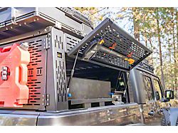Mega Mikes Overlanding Bed Rack; Clear LED (20-26 Jeep Gladiator JT)