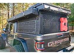 Mega Mikes Overlanding Bed Rack; Orange LED (20-26 Jeep Gladiator JT)