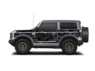 MEK Magnet Removable Body Armor; Kryptek Typhon (21-25 Bronco 2-Door)