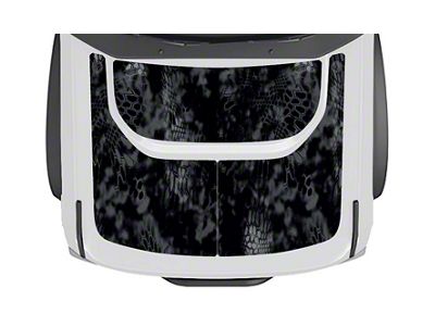 MEK Magnet Removable Hood Armor; Kryptek Typhon (21-25 Bronco, Excluding Raptor)