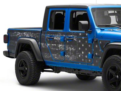 MEK Magnet Removable Body Armor; Black Flag (20-25 Jeep Gladiator JT)