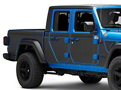 MEK Magnet Removable Body Armor; Matte Black (20-26 Jeep Gladiator JT)