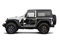 MEK Magnet Removable Body Armor; Black Flag (18-25 Jeep Wrangler JL 2-Door)