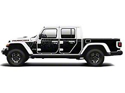 MEK Magnet Removable Body Armor; Ghost Camo Black (18-26 Jeep Wrangler JL 4-Door)