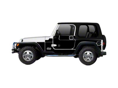 MEK Magnet Removable Body Armor; Matte Black (97-06 Jeep Wrangler TJ, Excluding Unlimited)
