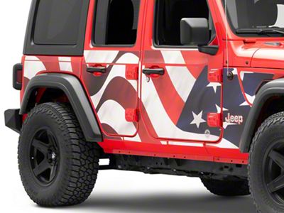 MEK Magnet Removable Body Armor; MEK Merica (18-25 Jeep Wrangler JL 4-Door)