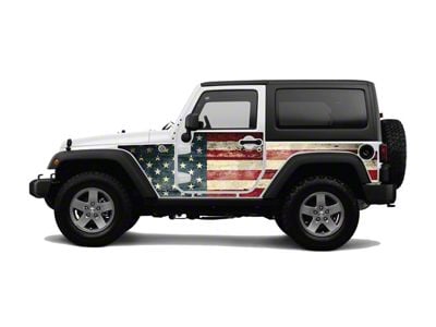 MEK Magnet Removable Body Armor; The Patriot (07-18 Jeep Wrangler JK 2-Door)