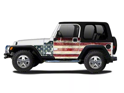 MEK Magnet Removable Body Armor; The Patriot (97-06 Jeep Wrangler TJ, Excluding Unlimited)