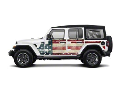 MEK Magnet Removable Body Armor; The Patriot (18-25 Jeep Wrangler JL 4-Door)