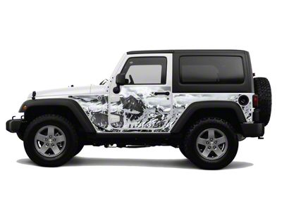 MEK Magnet Removable Body Armor; The Rockies (07-18 Jeep Wrangler JK 2-Door)