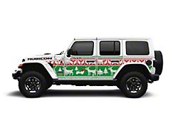 MEK Magnet Removable Body Armor; Ugly Sweater Holiday Edition (18-25 Jeep Wrangler JL 4-Door)
