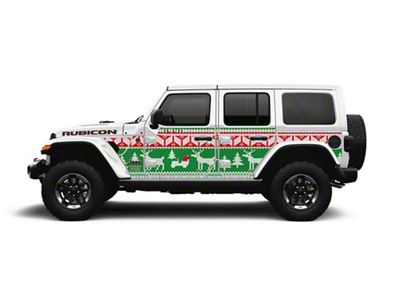 MEK Magnet Removable Body Armor; Ugly Sweater Holiday Edition (18-25 Jeep Wrangler JL 4-Door)