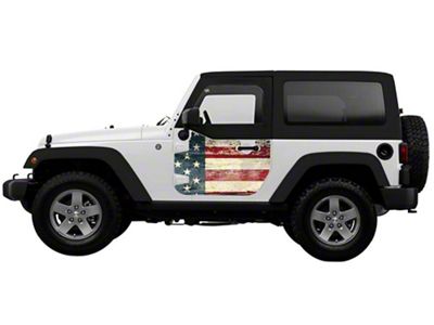 MEK Magnet Removable Half Door Body Armor; The Patriot (07-18 Jeep Wrangler JK 2-Door)