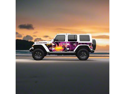 MEK Magnet Removable Body Armor; Beach (18-25 Jeep Wrangler JL 4-Door)