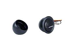 Memphis Audio Aluminum Dome Tweeter with Crossover; 1-Inch (Universal; Some Adaptation May Be Required)