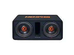 Memphis Audio MOJO Dual 12-Inch Loaded Subwoofer Enclosure (Universal; Some Adaptation May Be Required)