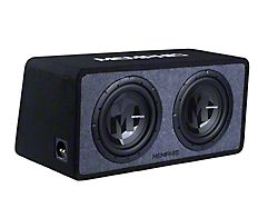 Memphis Audio PRX Loaded Enclosure with Dual 12-Inch Subwoofers; 1 ohm (Universal; Some Adaptation May Be Required)