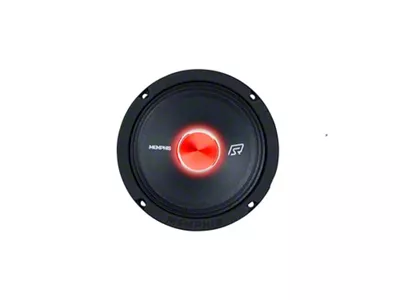 Memphis Audio SRX Pro 6.50-Inch Mid Speaker with LED Tweeter; 125-Watt; 4ohm (Universal; Some Adaptation May Be Required)