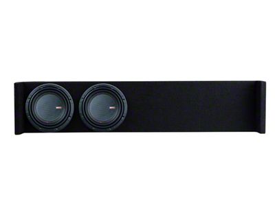 Memphis Audio MOJO Mini Dual 6.50-Inch Loaded Subwoofer Box; 1 ohm (07-21 Tundra Regular Cab)