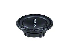 Memphis Audio SRX 10-Inch Shallow Subwoofer; Dual Voice Coil (Universal; Some Adaptation May Be Required)