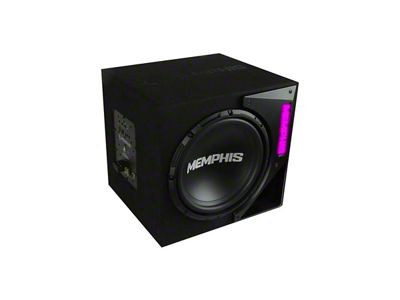 Memphis Audio SRX Vented Amplified Enclosure with 12-Inch Subwoofer; 300-Watt (Universal; Some Adaptation May Be Required)