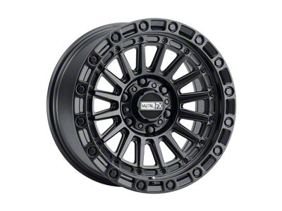 Metal FX Offroad Rogue Satin Black 6-Lug Wheel; 17x8.5; 0mm Offset (22-26 Bronco Raptor)