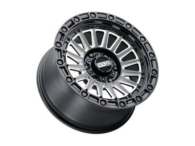 Metal FX Offroad Rogue Satin Black Contrast Cut 6-Lug Wheel; 20x9; -6mm Offset (21-25 Bronco, Excluding Raptor)
