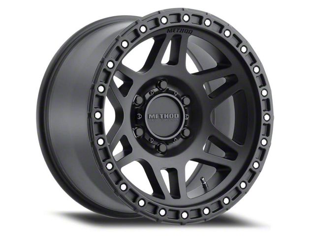Method Race Wheels Bronco MR312 Matte Black with Gloss Black Lip 6-Lug ...