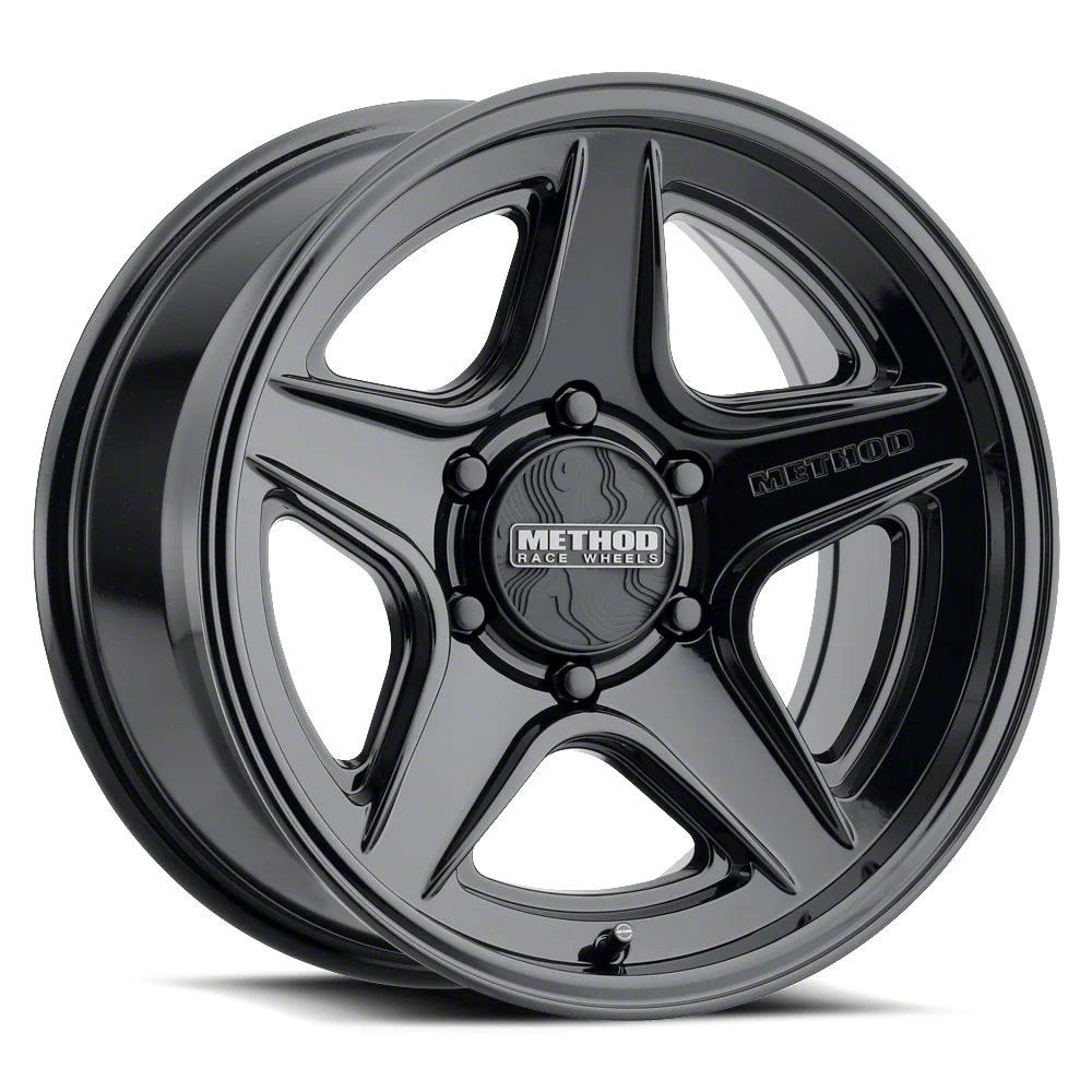 Method Race Wheels Bronco MR319 Gloss Black 6-Lug Wheel; 18x9; 18mm ...