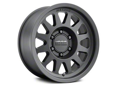 Method Race Wheels MR704 Bead Grip Matte Black 6-Lug Wheel; 17x8.5; 0mm Offset (22-25 Bronco Raptor)