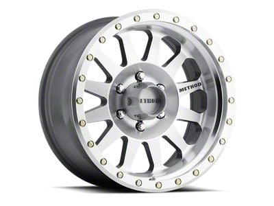 Method Race Wheels MR304 Double Standard Machined 6-Lug Wheel; 17x8.5; 0mm Offset (05-15 Tacoma)