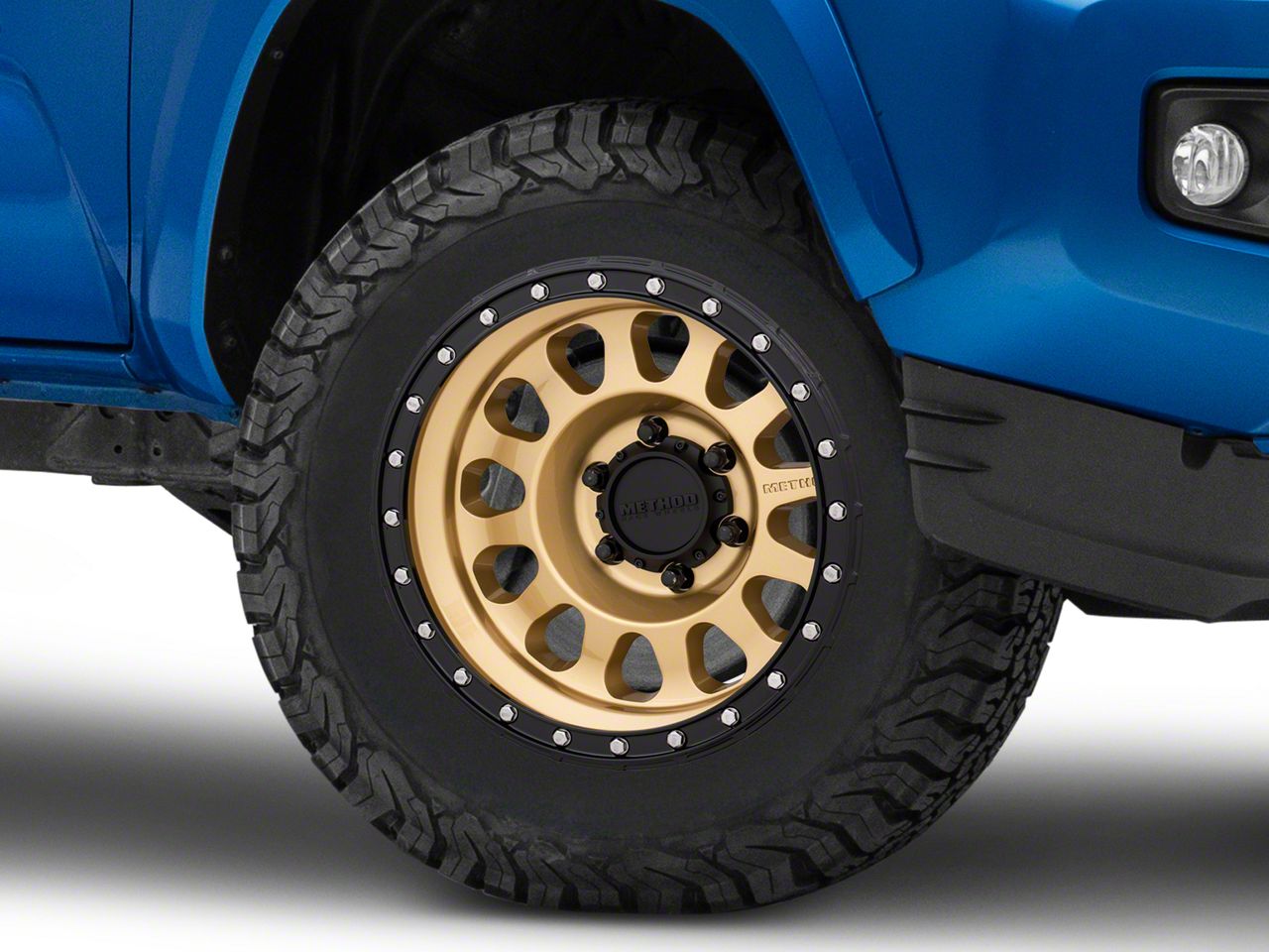 Method Racing Tacoma Method Race Wheels Tacoma MR315 Gold 6-Lug Wheel; 17x9; -12mm Offset ...